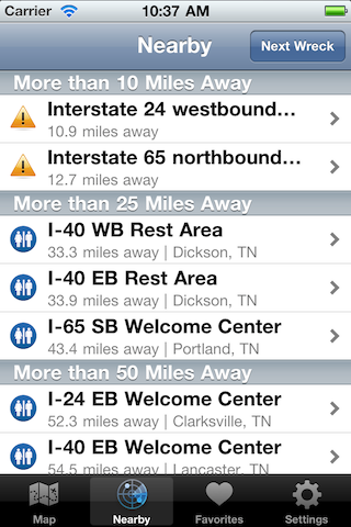 Tennessee Traffic Settings