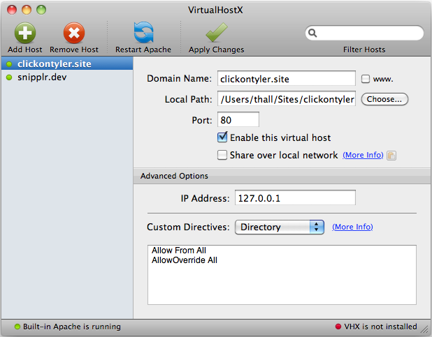 virtualhostx 8.7.4