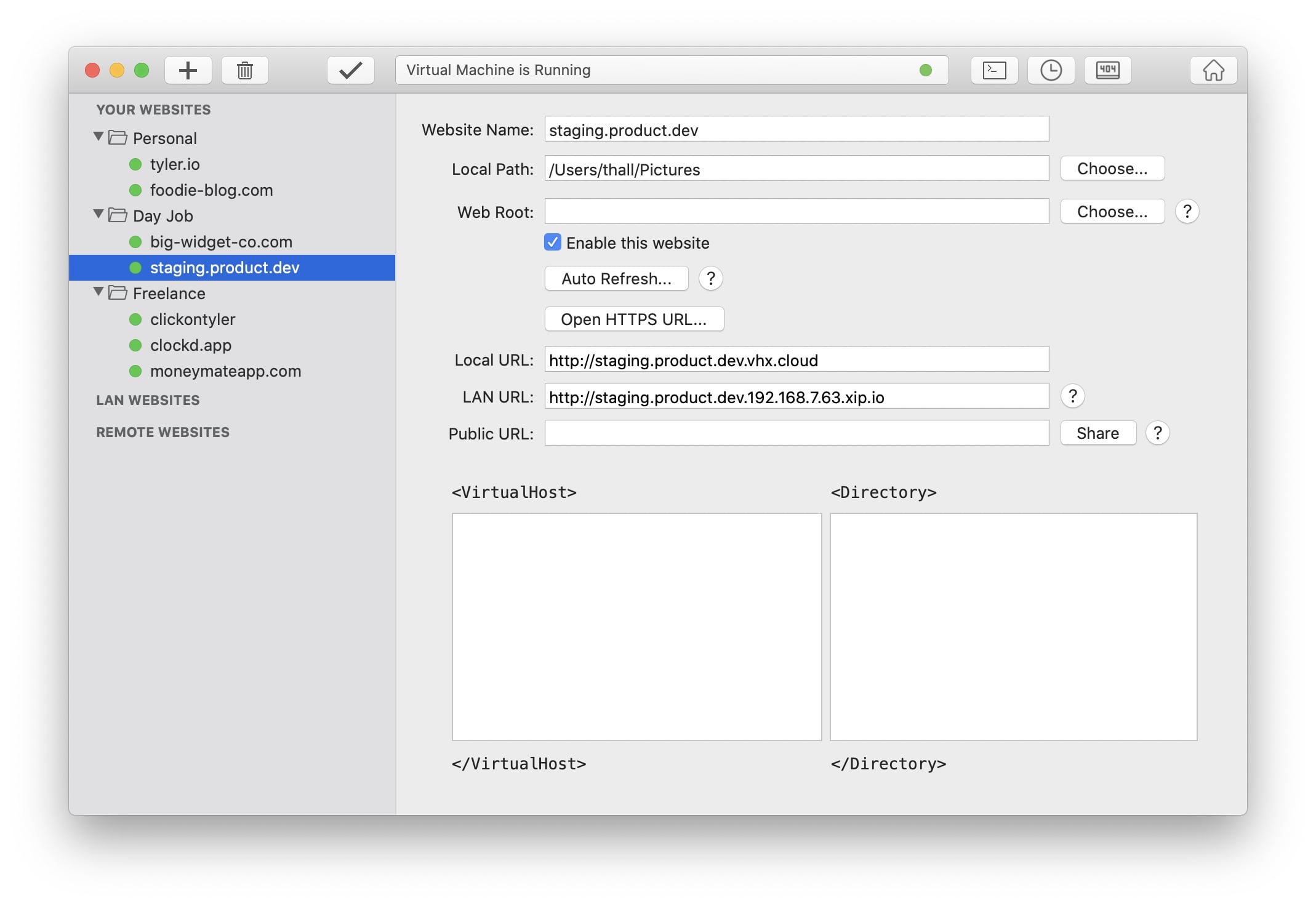 Virtualhostx Host Multiple Websites On Your Mac 8 7 14